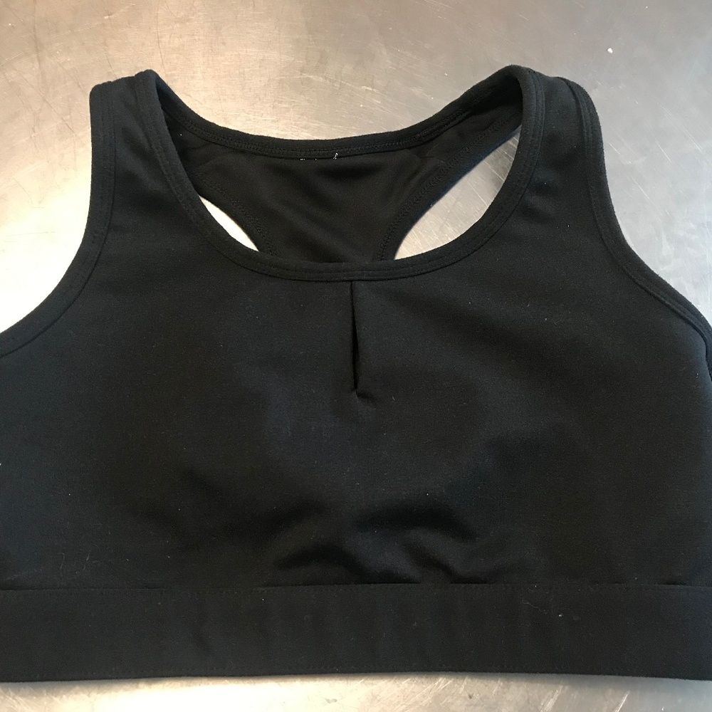 Fabletics Black Sports Bra, NWOT